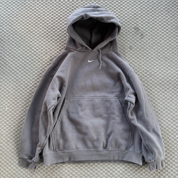 Nike Tops - Vintage 90s center swoosh nike hoodie